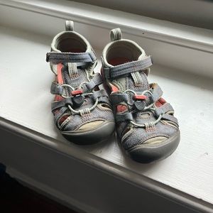 Keen - grey/blue/coral 13 kids